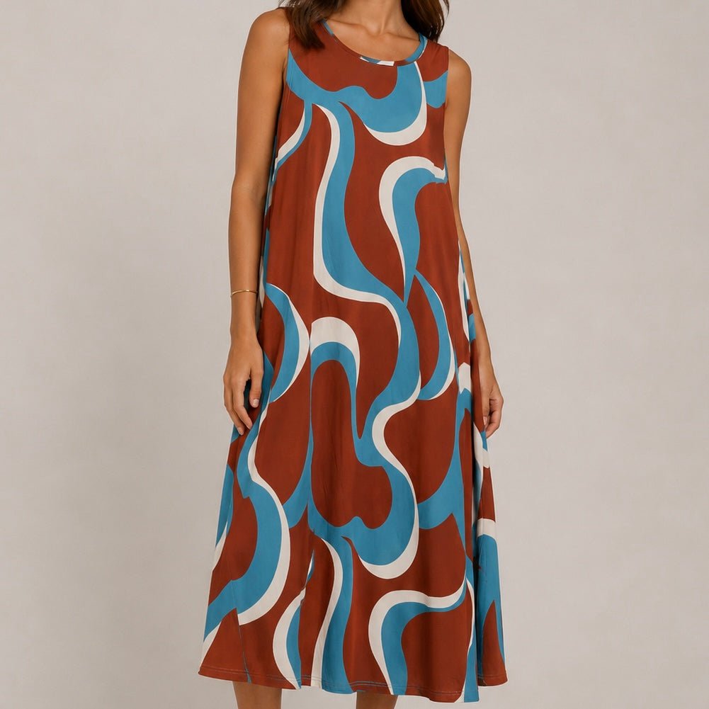 VESTIDO MIDI MALHA FRIA - Pé Calçado