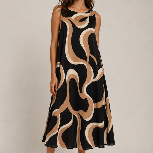 VESTIDO MIDI MALHA FRIA - Pé Calçado