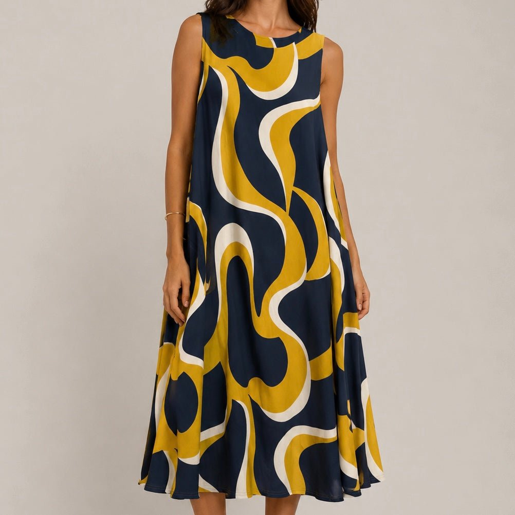 VESTIDO MIDI MALHA FRIA - Pé Calçado