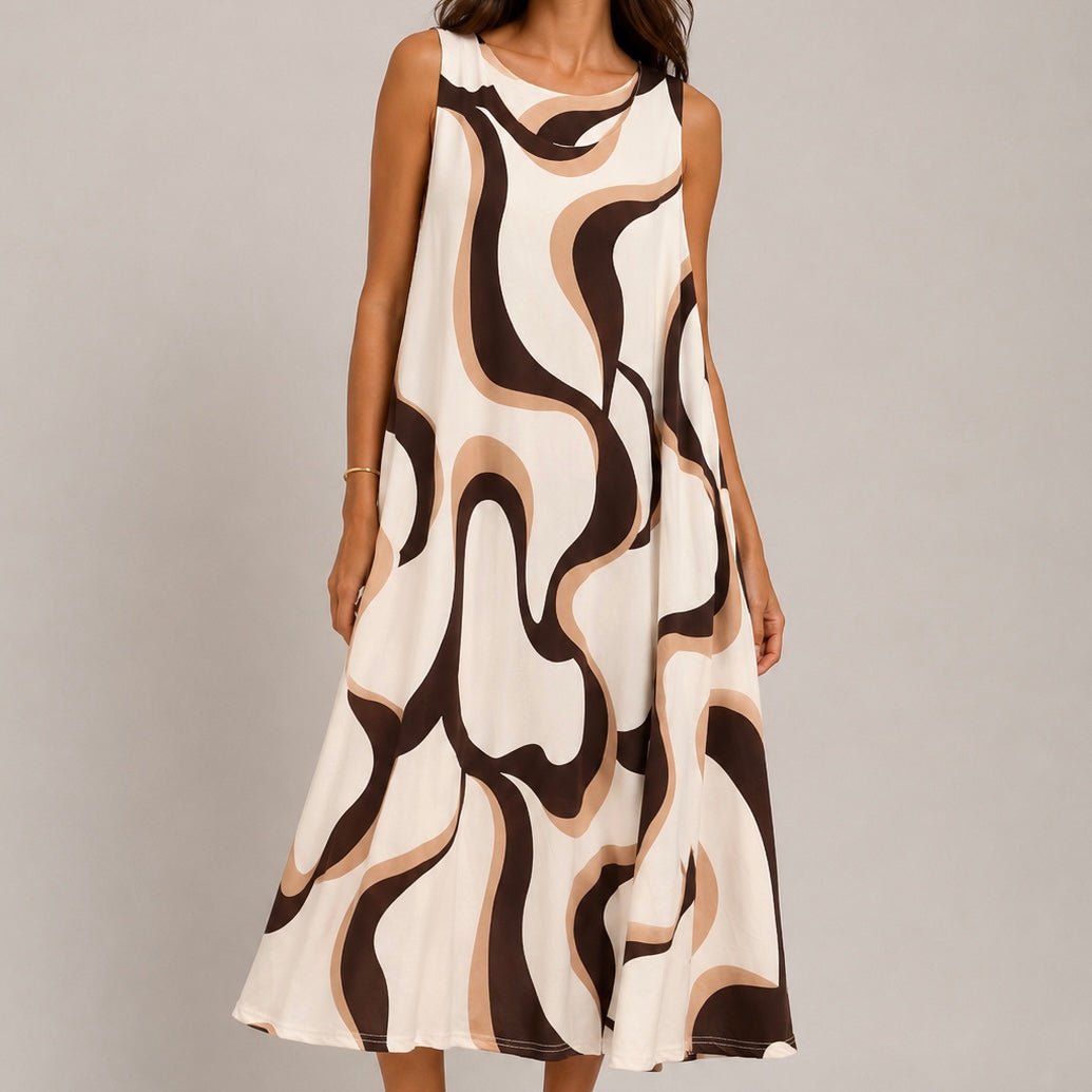 VESTIDO MIDI MALHA FRIA - Pé Calçado