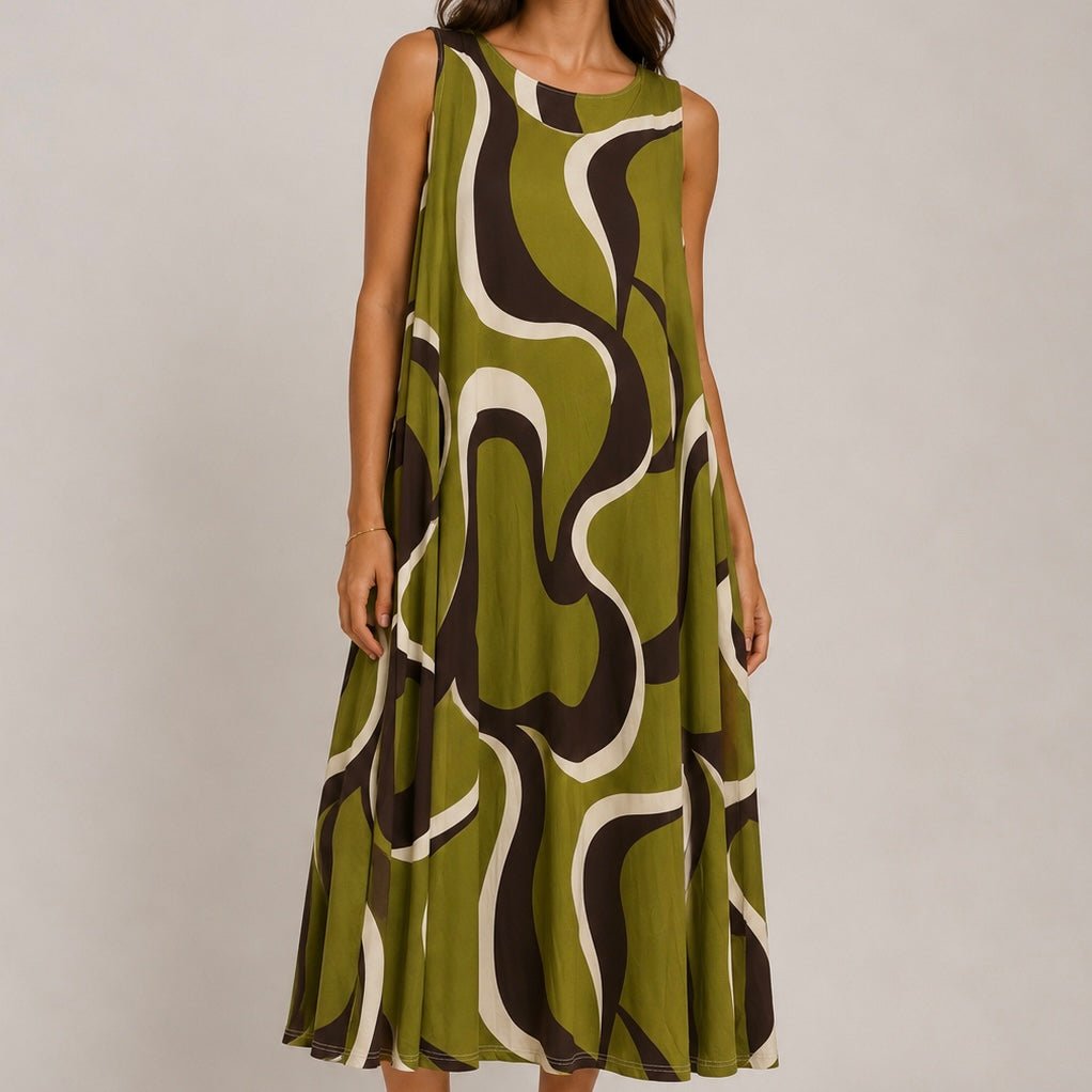VESTIDO MIDI MALHA FRIA - Pé Calçado