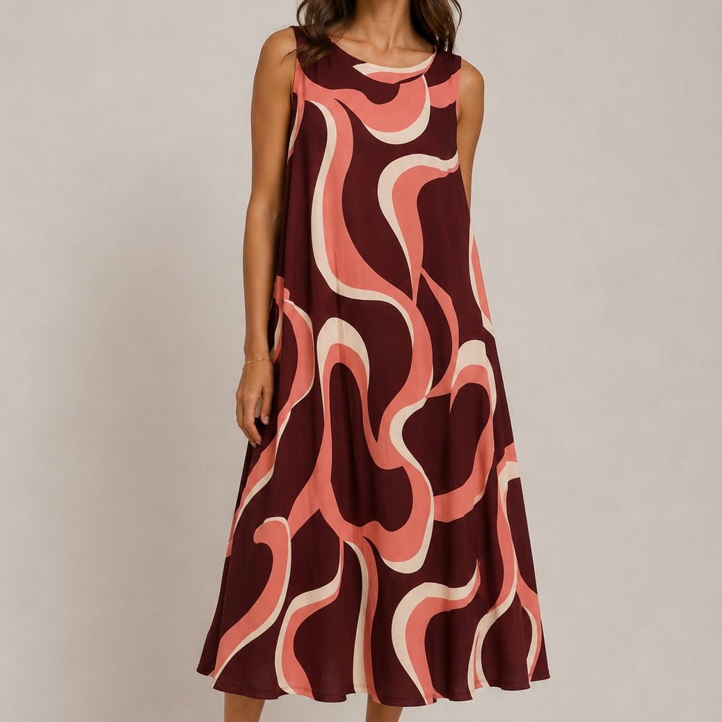 VESTIDO MIDI MALHA FRIA - Pé Calçado
